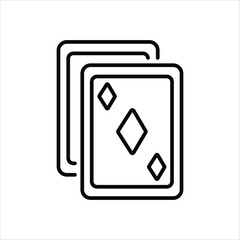 Cards vector icon