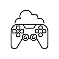Gamepad vector icon