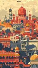 Patiala city india poster