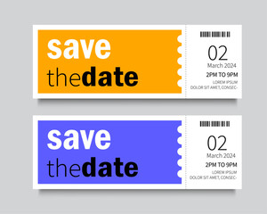 event ticket template