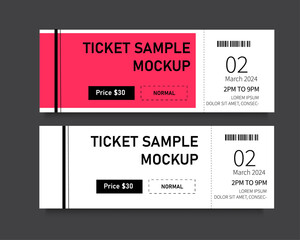 seminar ticket template