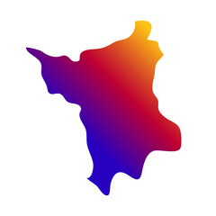 Roraima map gradient 