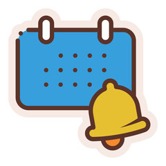 schedule bell alert icon