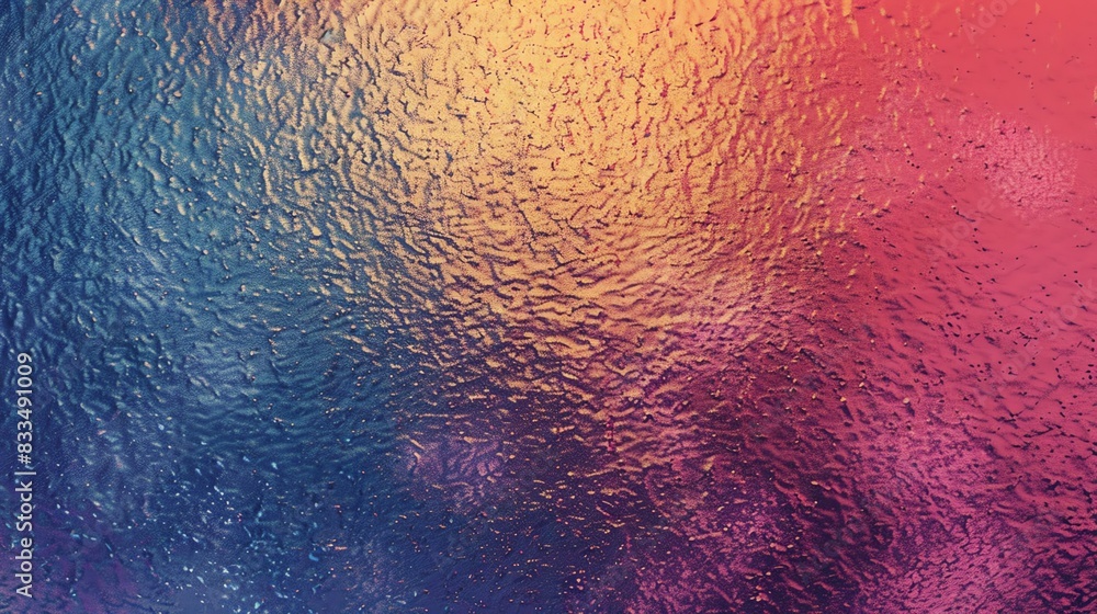 Poster abstract multicolored gradient textured background with vibrant hues and wavy patterns, perfect for 