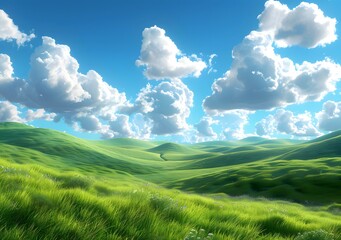 Obraz premium 4K Ultra HD Beautifulè‰åŽŸ Landscape Image