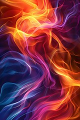 Obraz premium Abstract colorful smoke