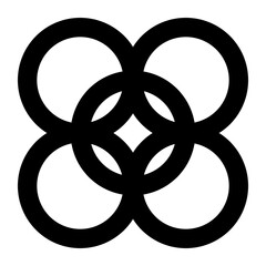 Adinkra kintinkantan symbol of arrogance	