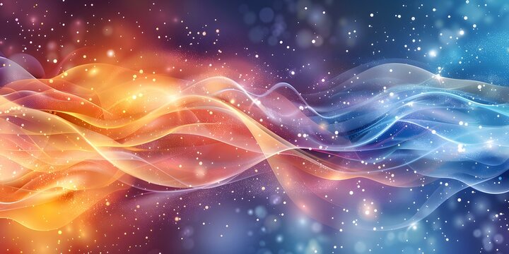 Wavy energy background