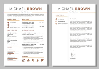Clean Resume Layout