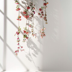 Elegant Hanging Artificial Flower Arrangement