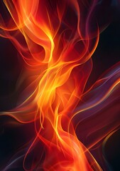 Fire and Ice Abstract