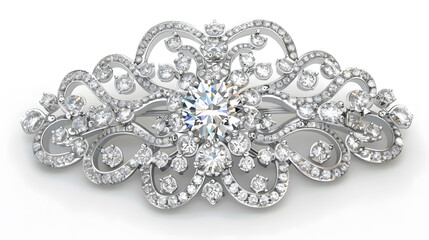 Obraz premium a beautiful diamond Jewelry on the table