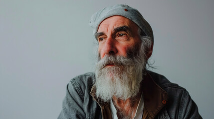 portrait of an old  person