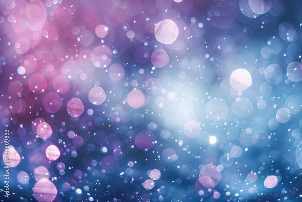 Poster colorful bokeh background with gradient effect and sparkling particles
