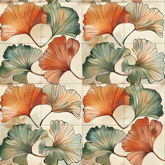 wallpaper, tiles or carpet in a seamless pattern.