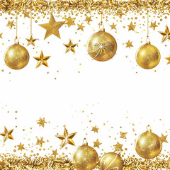 christmas background with balls