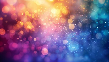 A colorful background with many small circles by AI generated image