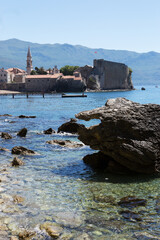 Budva town and seafront,  Montenegro