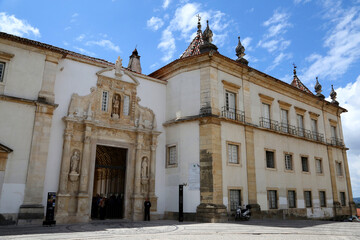 The old buildings of University of Coimbra, Coimbra, Portugal