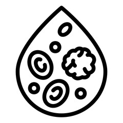 leukimia outline icon