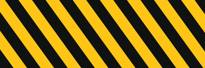 Warning yellow black diagonal stripes line. Safety stripe warning caution hazard danger road vector sign symbol.  Vector illustration . EPS 10 