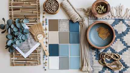 Interior mood board.