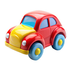 Fototapeta premium toy car 3d render on transparent background