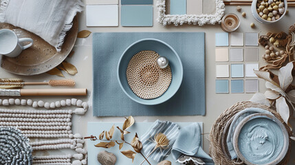 Interior mood board.