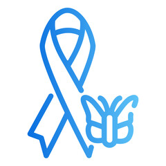 ribbon gradient icon
