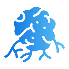 cancer cell gradient icon
