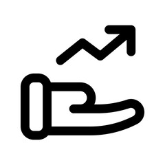 investment line icon