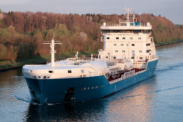 Oil Product Tanker With Dangerous Flammable Combustible Cargo On Board.. © I am from Mykolayiv