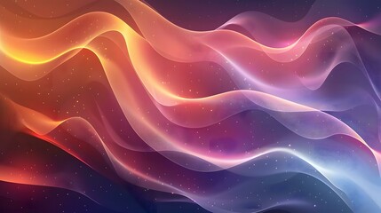 Obraz premium Colorful ribbon-like nebula