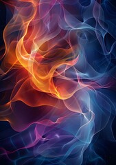 Fototapeta premium Colorful Flames