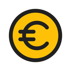 euro line color icon