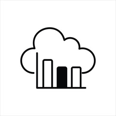 Cloud vector icon