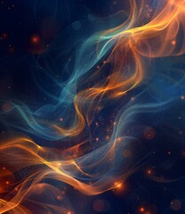 Obraz premium The Dance of Fire and Water