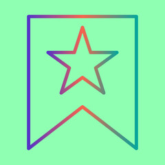 Obraz premium Favourite icon Design