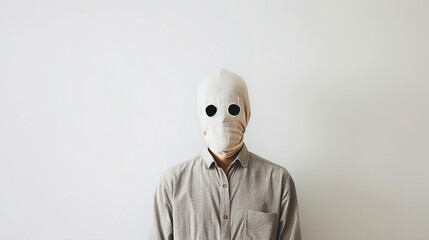 person in a mask