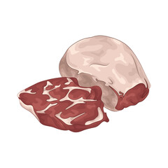 Illustration of meat 