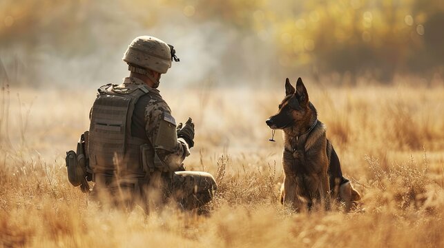 A Soldiers Peaceful Bond