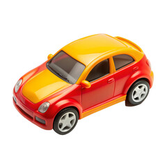 toy car 3d render on transparent background