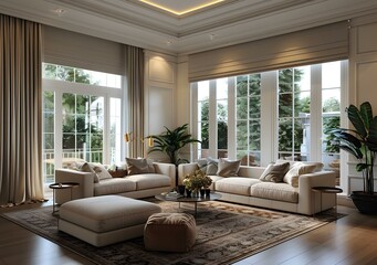Fototapeta premium Living room