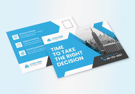 Business Postcard Layout