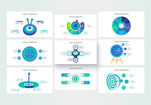 Target Infographic Template Layout