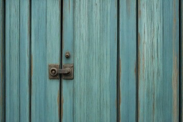 old wooden door