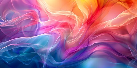 Fototapeta premium Colorful abstract silk