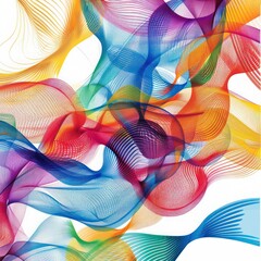 abstract background with waves