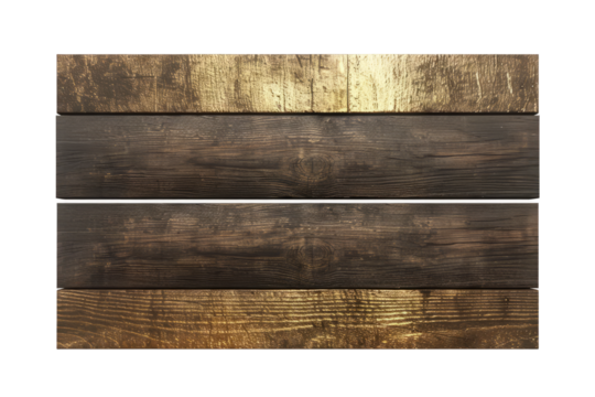 Oak wood panel, empty center, brown and gold, textured background.