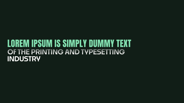 Minimal Text Animation with Easily Customizable Colors and Text